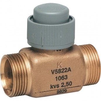Клапан двухходовой линейный малый HONEYWELL V5832B2109, PN16, DN32, G2", Kvs 16, 6.5мм, 2…130 °C